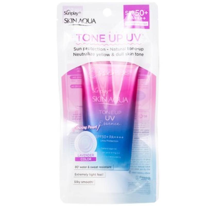 Kem chống nắng nâng tông Skin Aqua tím (50g)